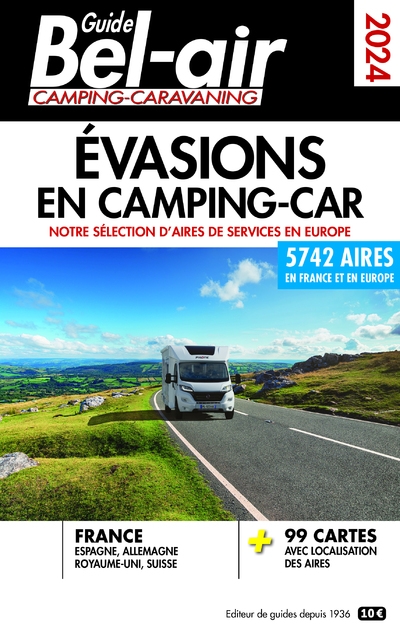 Guide Bel-air Evasions en camping-car. Edition 2024