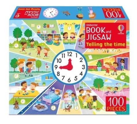 Usborne book and Jigsaw. Telling the time, Edition en anglais