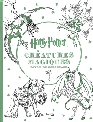 Créatures magiques Harry Potter. Livre de coloriage