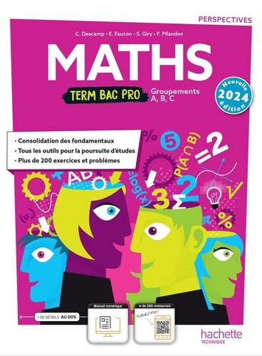 Mathématiques Tle Bac Pro Perspectives. Livre élève, Edition 2024