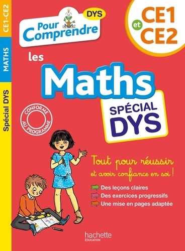 Maths CE1 et CE2. Edition 2018 [ADAPTE AUX DYS