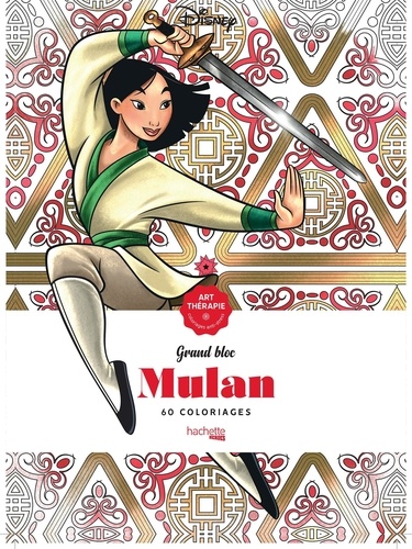 Mulan. Grand bloc, 60 coloriages