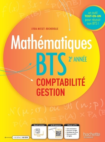 Mathématiques BTS 2e année Comptabilité Gestion. Edition 2024