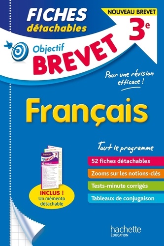 Français 3e. Fiches détachables, Edition 2021