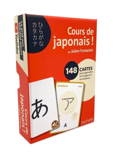 Cours de japonais ! 148 cartes pour apprendre les hiragana et katakana