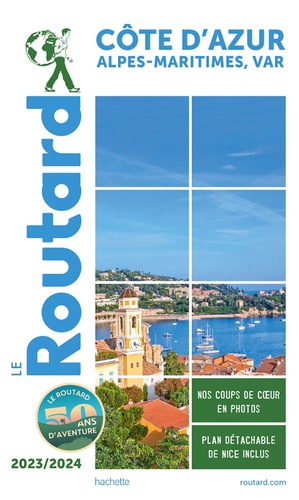 Côte d'Azur. Edition 2023-2024. Avec 1 Plan détachable