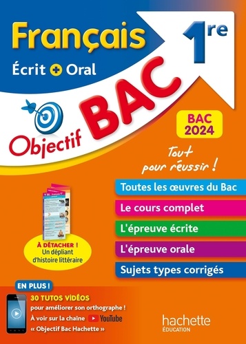 Français écrit + oral 1re. Edition 2024
