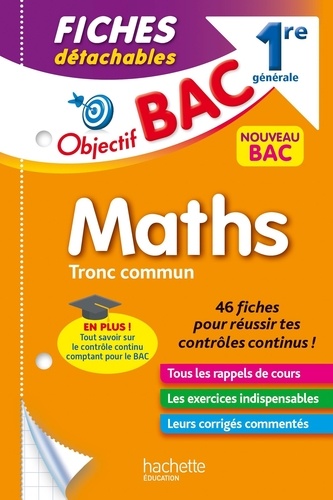 Maths 1re générale. Tronc commun, Edition 2023