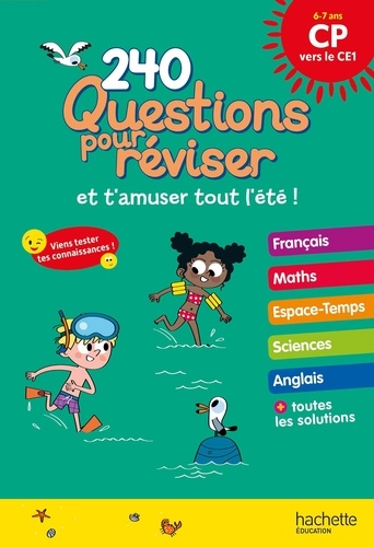 Cahier de vacances Questions pour réviser. Du CP au CE1, Edition 2024