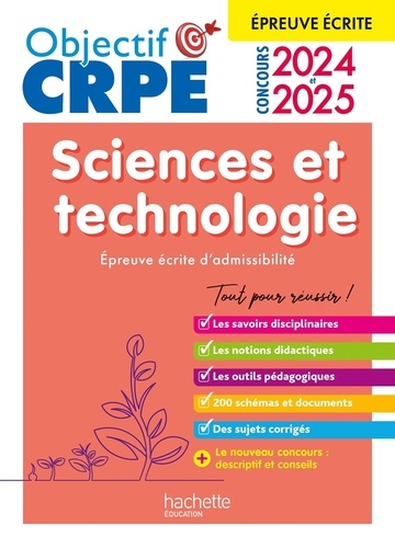 Sciences et technologie. Epreuve écrite d'admissibilité, Edition 2024-2025