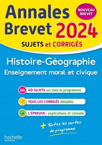 Histoire-Géographie, Enseignement moral et civique 3e. Edition 2024