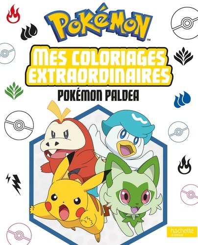 Mes coloriages extraordinaires Pokemon Paldea