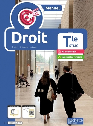 Droit Tle STMG Objectif Bac. Edition 2024