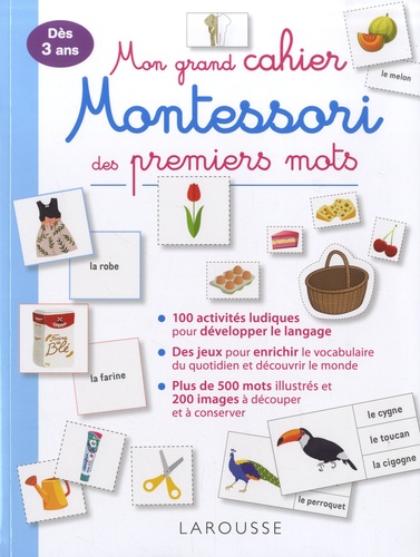Mon grand cahier Montessori des premiers mots