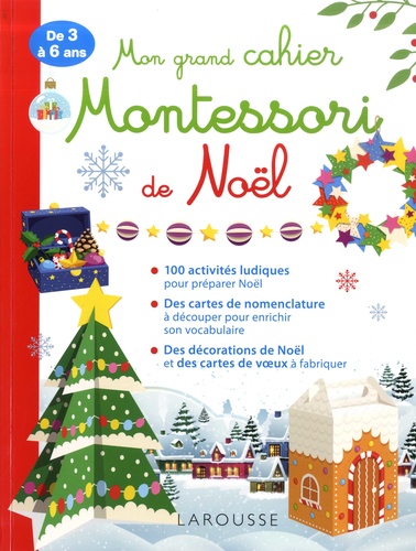 Mon grand cahier Montessori de Noël