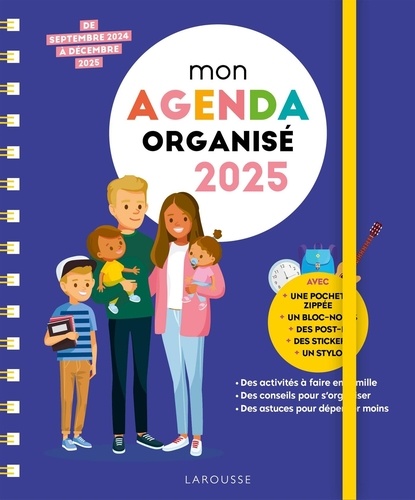Mon Agenda Famille Organisée. Edition 2025