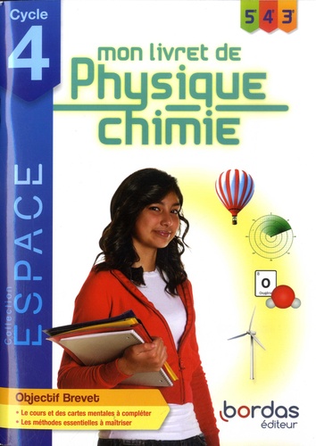 Physique Chimie 5e 4e 3e Cycle 4 Espace. Mon livret de Physique Chimie, Edition 2020