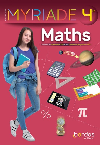 Maths 4e Myriade. Edition 2021