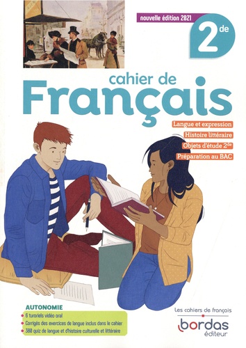 Cahier de Français 2de. Edition 2021