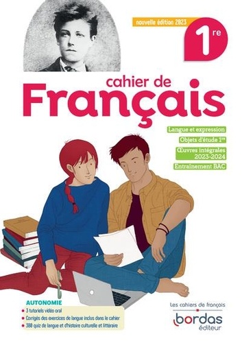 Cahier de français 1re. Edition 2023