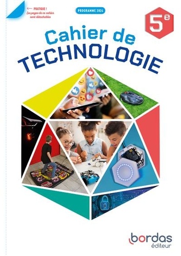 Cahier de Technologie 5e. Edition 2024