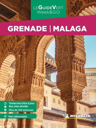 Grenade, Malaga. Edition 2023. Avec 1 Plan détachable