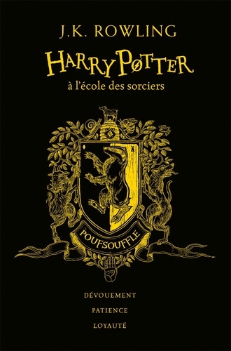 Harry Potter Tome 1 : Harry Potter à l'école des sorciers (Poufsouffle). Edition collector 20e anniversaire