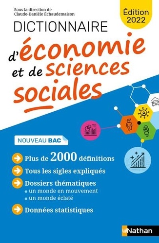 Dictionnaire d'économie et de sciences sociales. Edition 2022