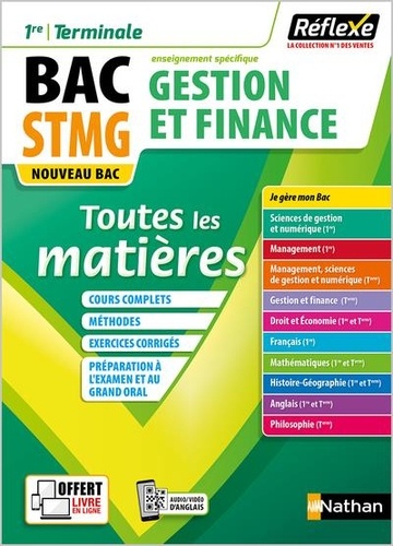 Gestion et Finance 1re/Tle STMG. Toutes les matières, Edition 2020