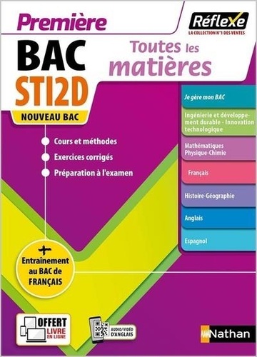 Toutes les matières Bac STI2D 1re. Edition 2022