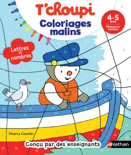 T'choupi coloriages malins. Moyenne Section