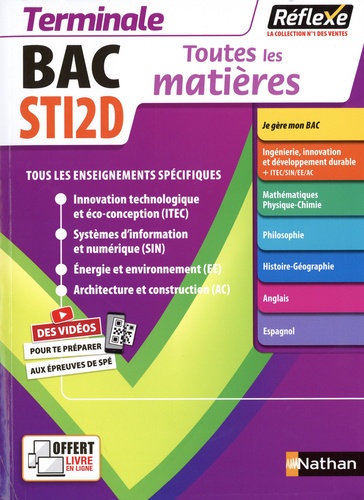 Toutes les matières STI2D Terminale. Edition 2023