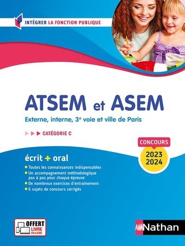 Concours ATSEM et ASEM catégorie C. Edition 2023-2024