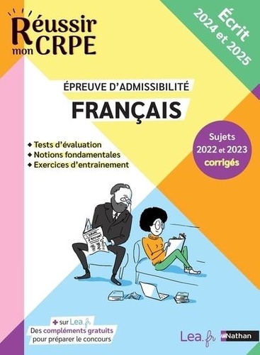 Français - Epreuve écrite - admissibilité. Edition 2024-2025