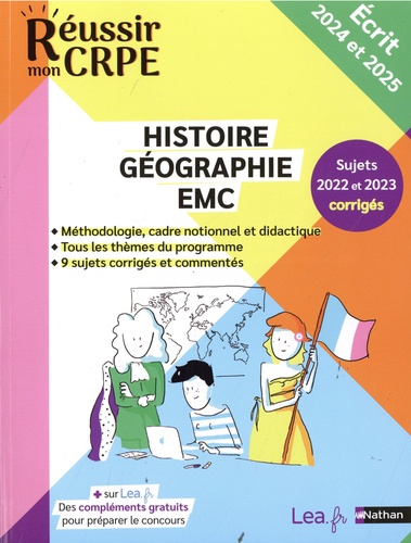 Histoire Géographie EMC. Ecrit 2024 et 2025, Edition 2024-2025