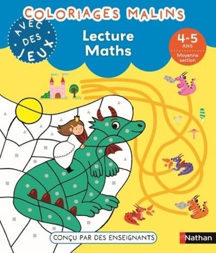 Lecture Maths Coloriages malins MS
