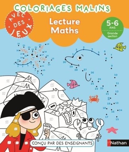 Coloriages malins - Lecture Maths GS. Edition 2024
