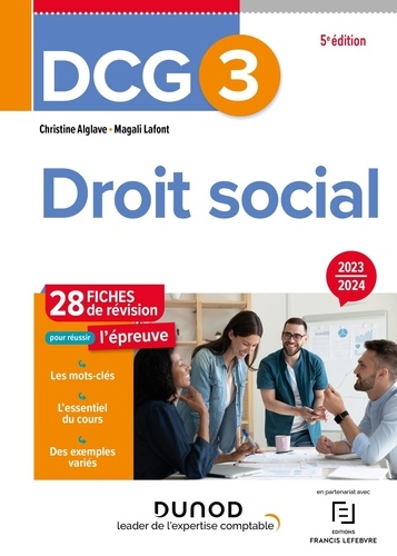 Droit social DCG 3. Fiches de révision, Edition 2023-2024