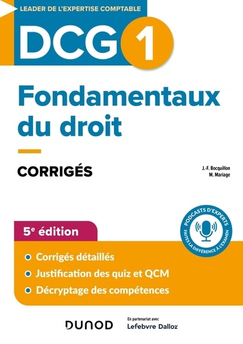 DCG 1. Fondamentaux du droit, Edition 2024-2025