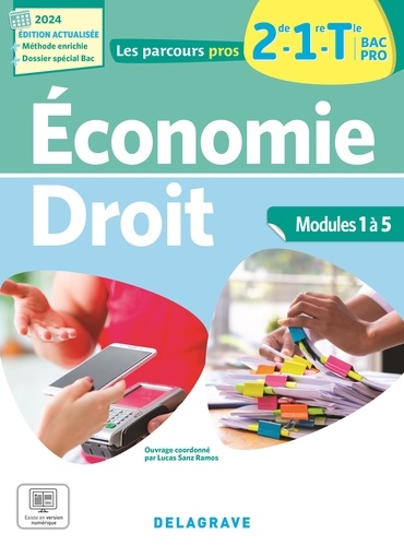 Economie-Droit 2de, 1re, Tle Bac Pro. Pochette élève, Edition 2024