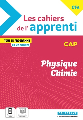 Les cahiers de l'apprenti Physique - Chimie CAP CFA (2024) - Cahier élève