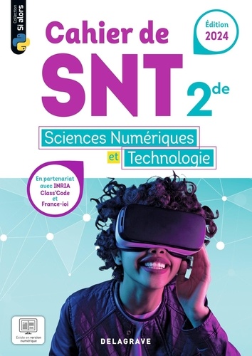 Sciences numériques et Technologie (SNT) 2de. Edition 2024
