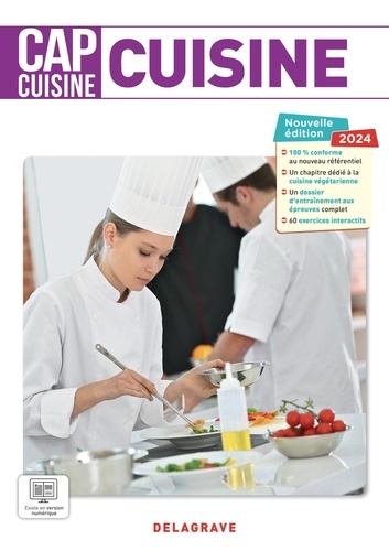 Cuisine CAP Cuisine 1re - 2e années. Edition 2024
