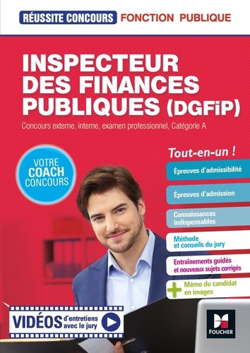 Inspecteur des finances publiques (DGFIP). Concours externe, interne, examen professionnel, Catégorie A, Edition 2021