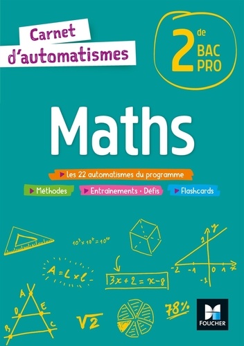 Maths 2de Bac Pro. Livre de l'élève, Edition 2021