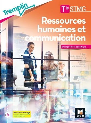 Ressources humaines et communication Tle STMG Tremplin. Enseignement spécifique, Edition 2021