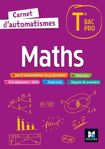 Maths Tle Bac pro. Edition 2022