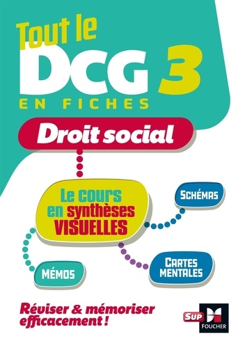 Tout le DCG 3 en fiches. Droit social, Edition 2023