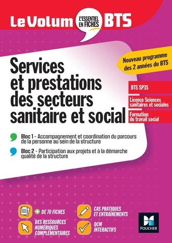 Services et prestations des secteurs sanitaire et social BTS