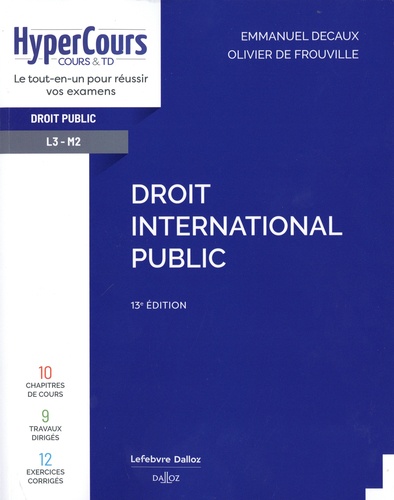 Droit international public. 13e édition